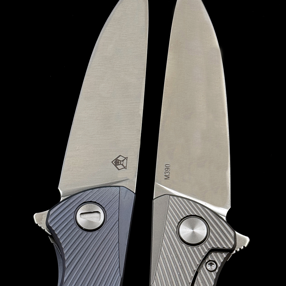 Shirogorov F95 Icebreaker Ball Bearing Titanium Handle m390 Blade  Knife