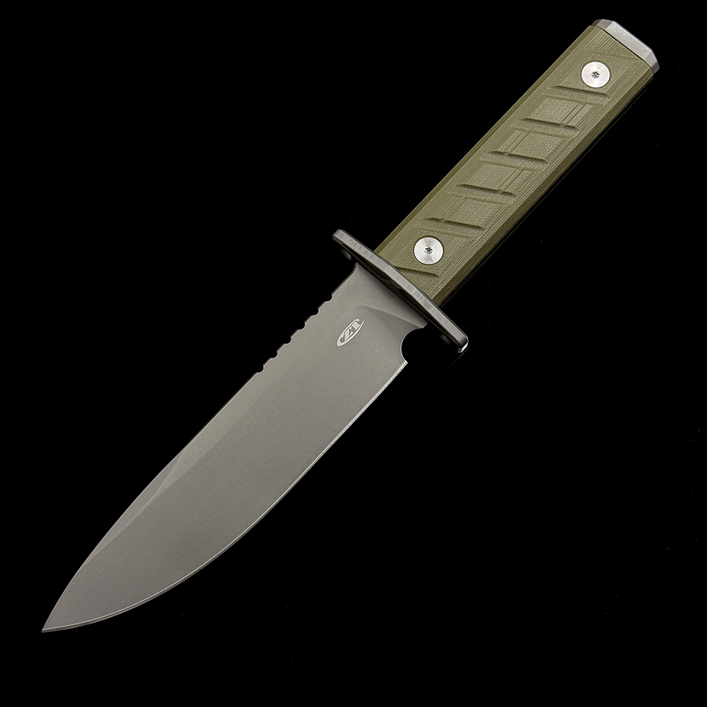 ZT0006 G10 handle 3V blade straight knife