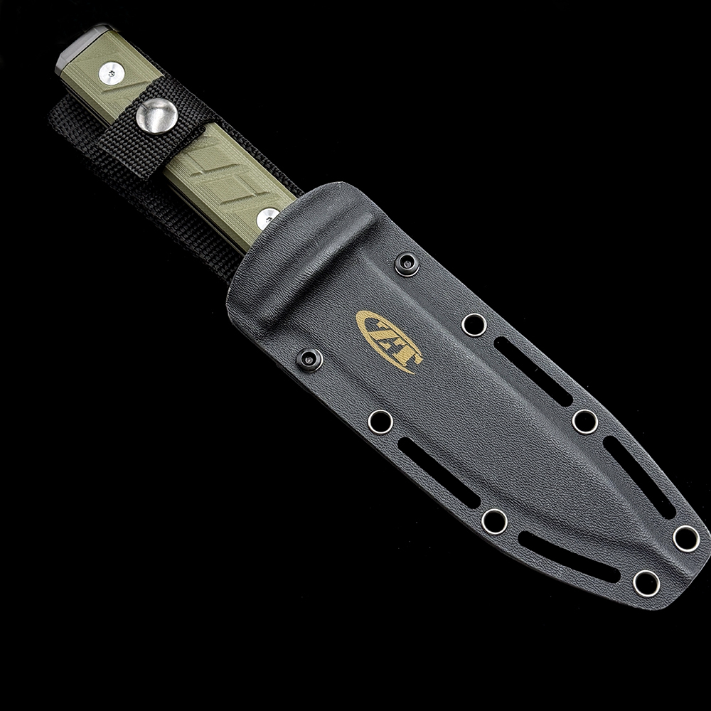 ZT0006 G10 handle 3V blade straight knife