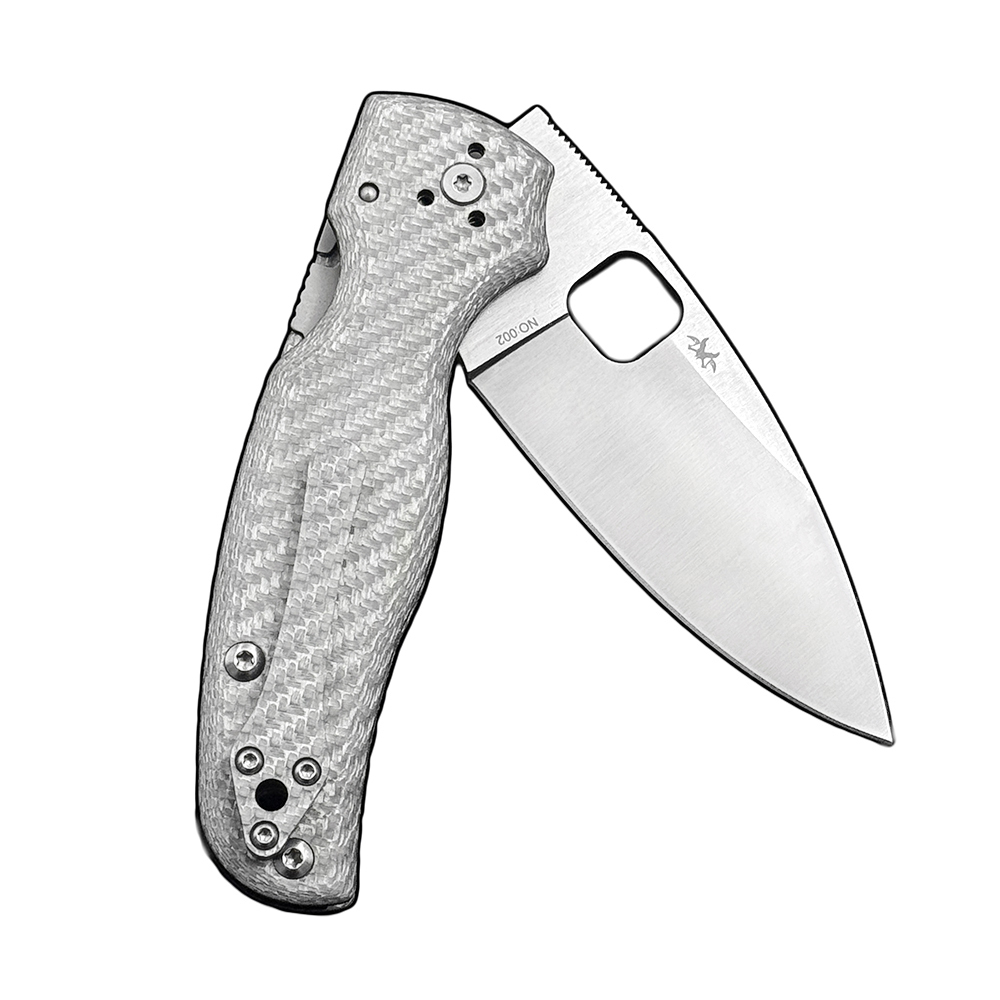 Limited edition OK-229CF Ceramic Bearing Carbon Fiber Handle M390/S30V Blade Folding Knife