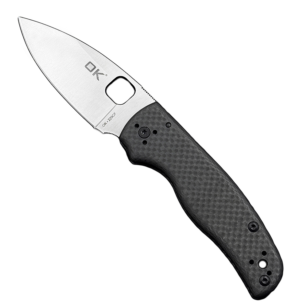 Limited edition OK-229CF Ceramic Bearing Carbon Fiber Handle M390/S30V Blade Folding Knife