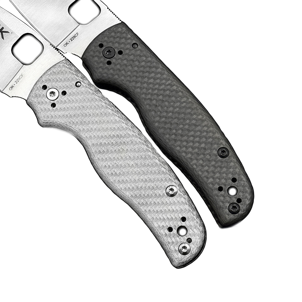 Limited edition OK-229CF Ceramic Bearing Carbon Fiber Handle M390/S30V Blade Folding Knife