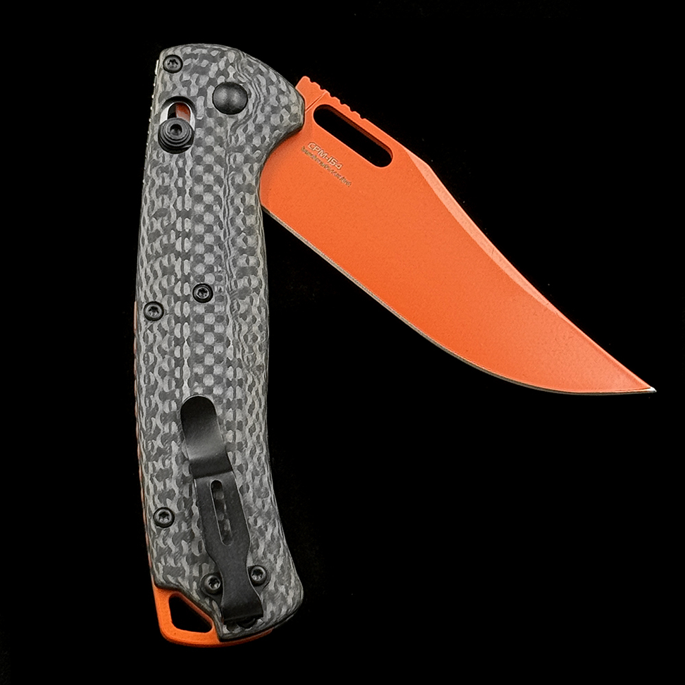 BM 15535OR-01 Hunt Taggedout AXIS  CPM-154 Blade Folding Knife