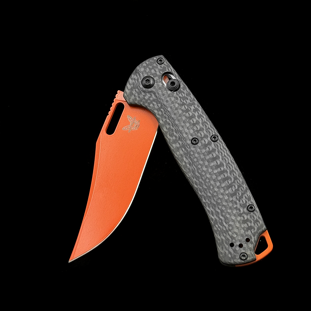 BM 15535OR-01 Hunt Taggedout AXIS  CPM-154 Blade Folding Knife