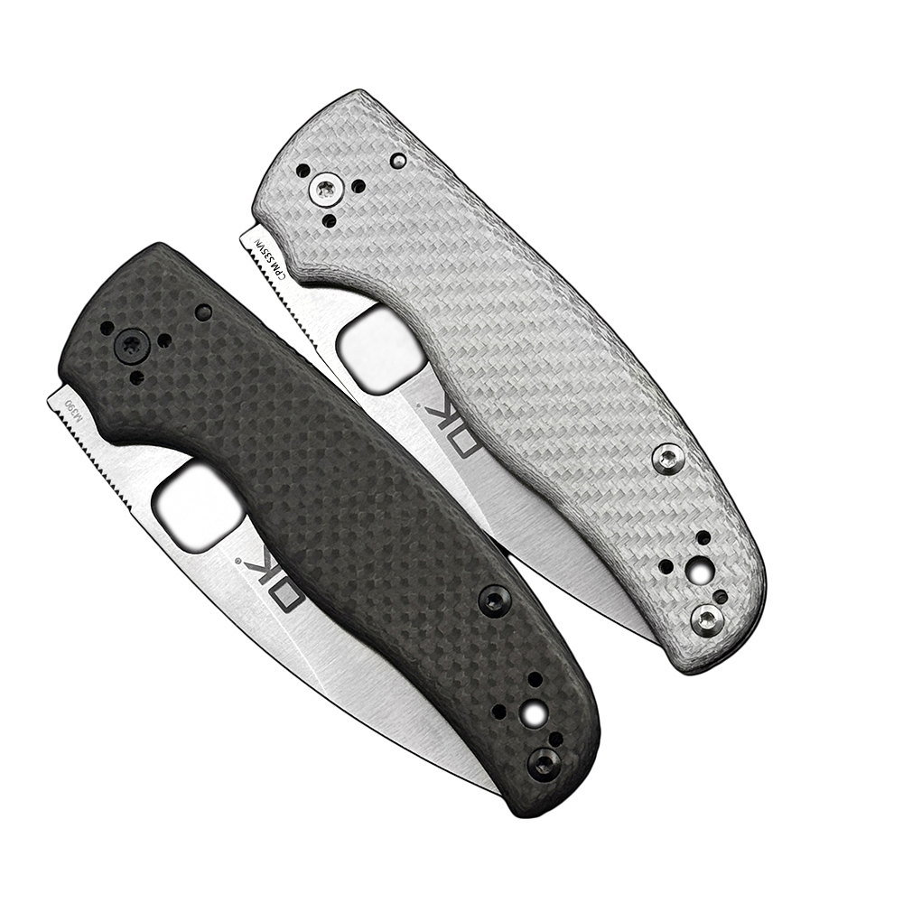 Limited edition OK-229CF Ceramic Bearing Carbon Fiber Handle M390/S30V Blade Folding Knife