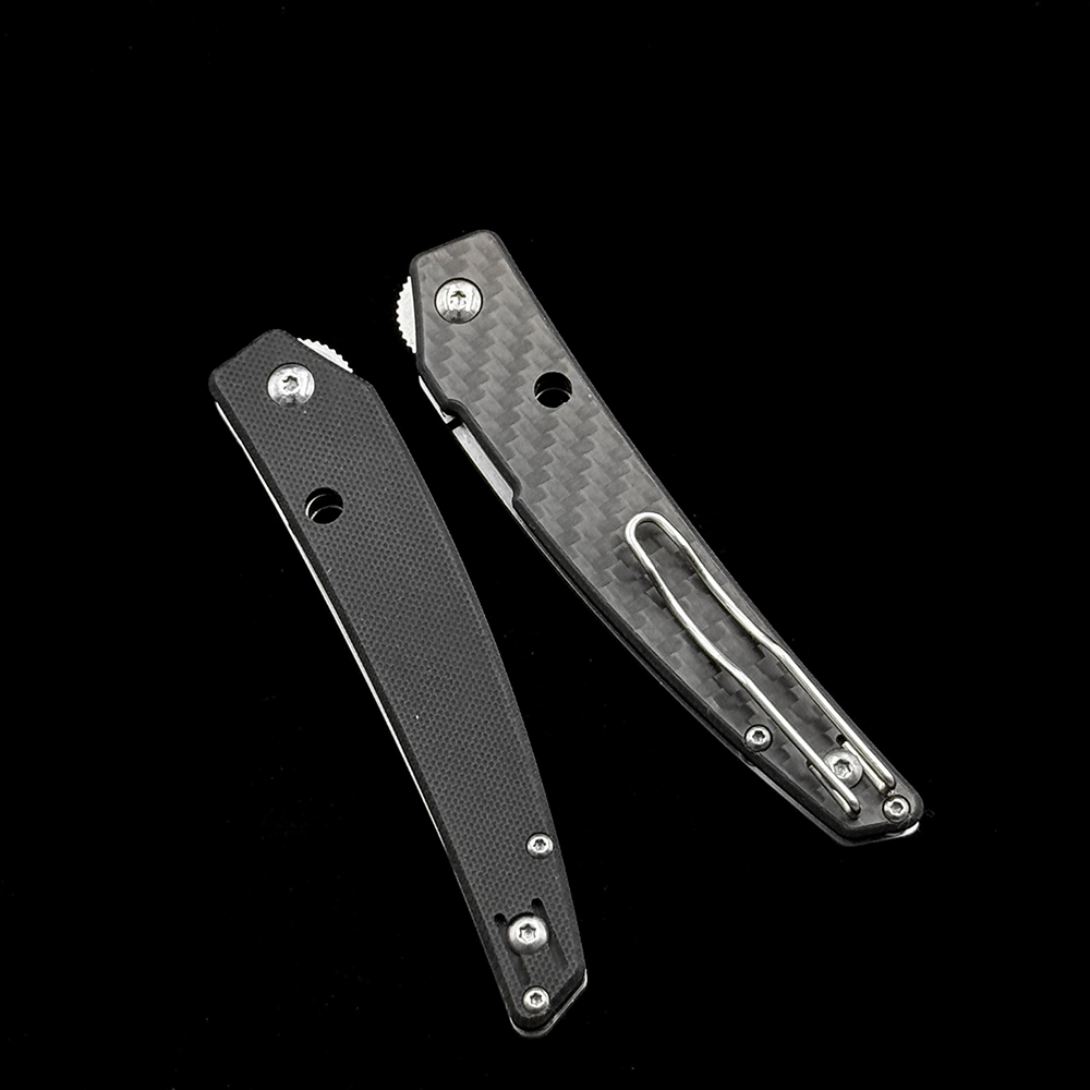 C242 Paul Alexander Ikuchi Flipper S30V Blade, Carbon Fiber/G10 Handles ...