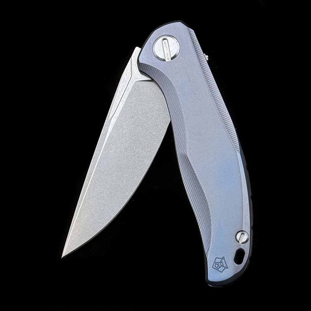 Shirogorov Stellar Ceramic Bearing Titanium Handle Mark M390 Folding Knife