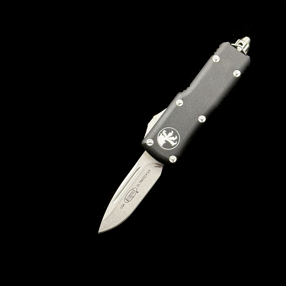MT Mini Constellation AUTO OTF Knife 2.09" D2 Double Edge Dagger Blade, Aviation Aluminum Handles