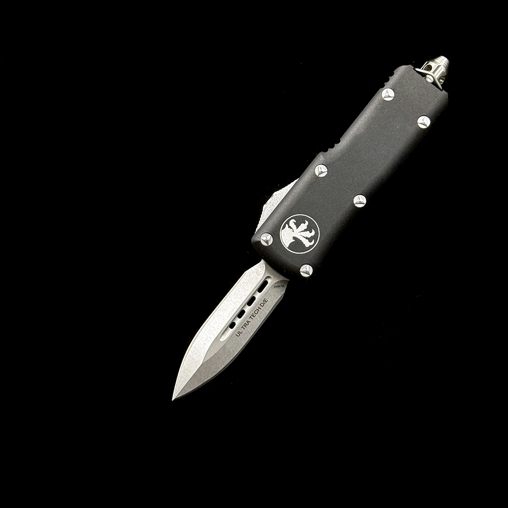 MT Mini Constellation AUTO OTF Knife 2.09" D2 Double Edge Dagger Blade, Aviation Aluminum Handles
