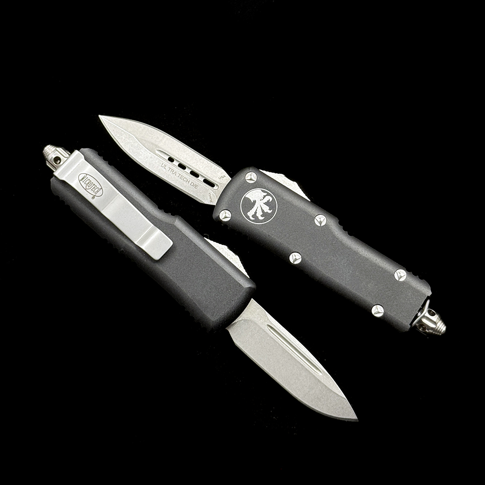 MT Mini Constellation AUTO OTF Knife 2.09" D2 Double Edge Dagger Blade, Aviation Aluminum Handles