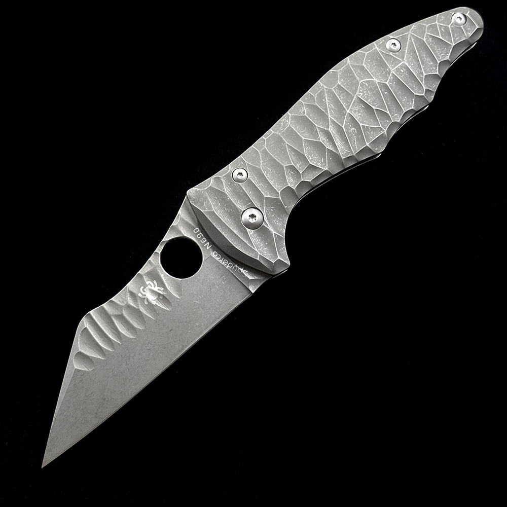 C85 Yojimbo Titanium Bearing 100% N690 Blade Folding Knife
