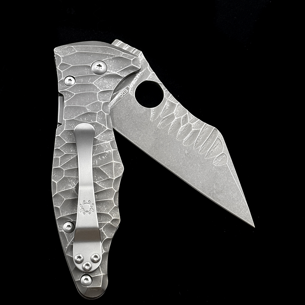 C85 Yojimbo Titanium Bearing 100% N690 Blade Folding Knife