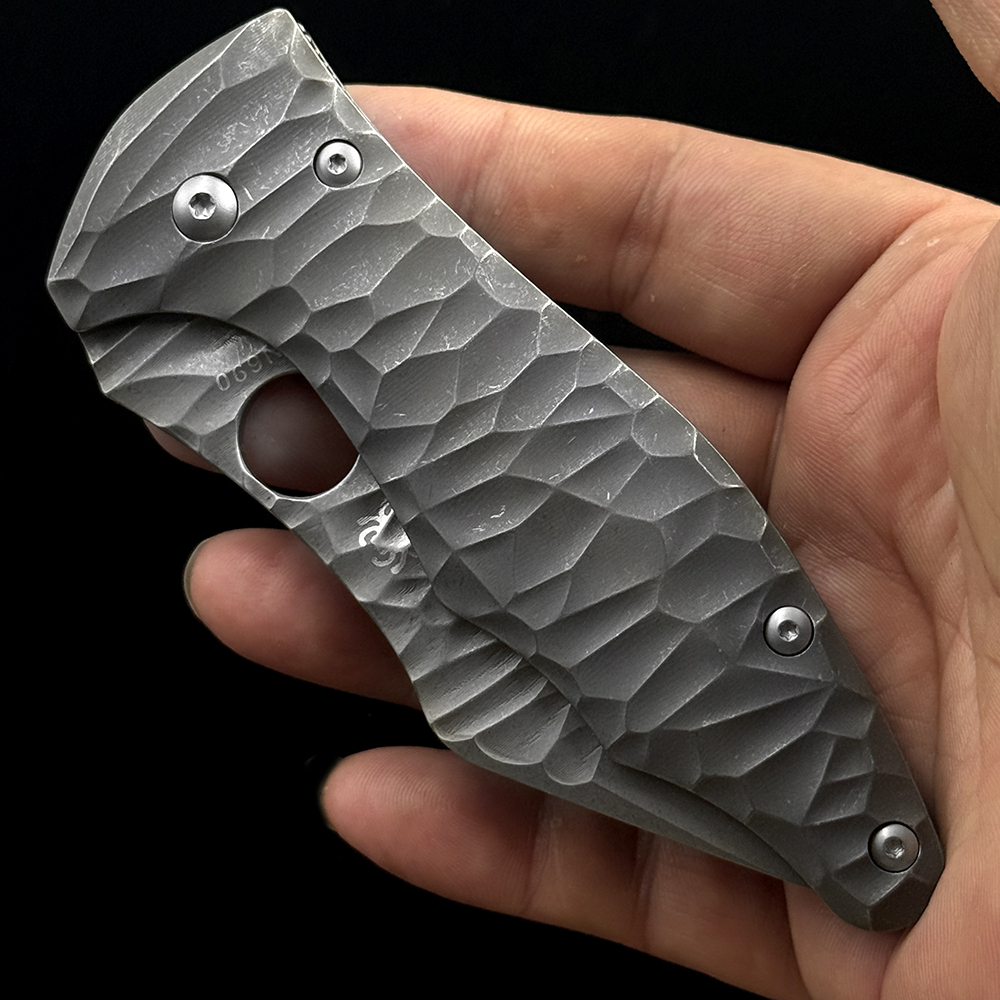 C85 Yojimbo Titanium Bearing 100% N690 Blade Folding Knife