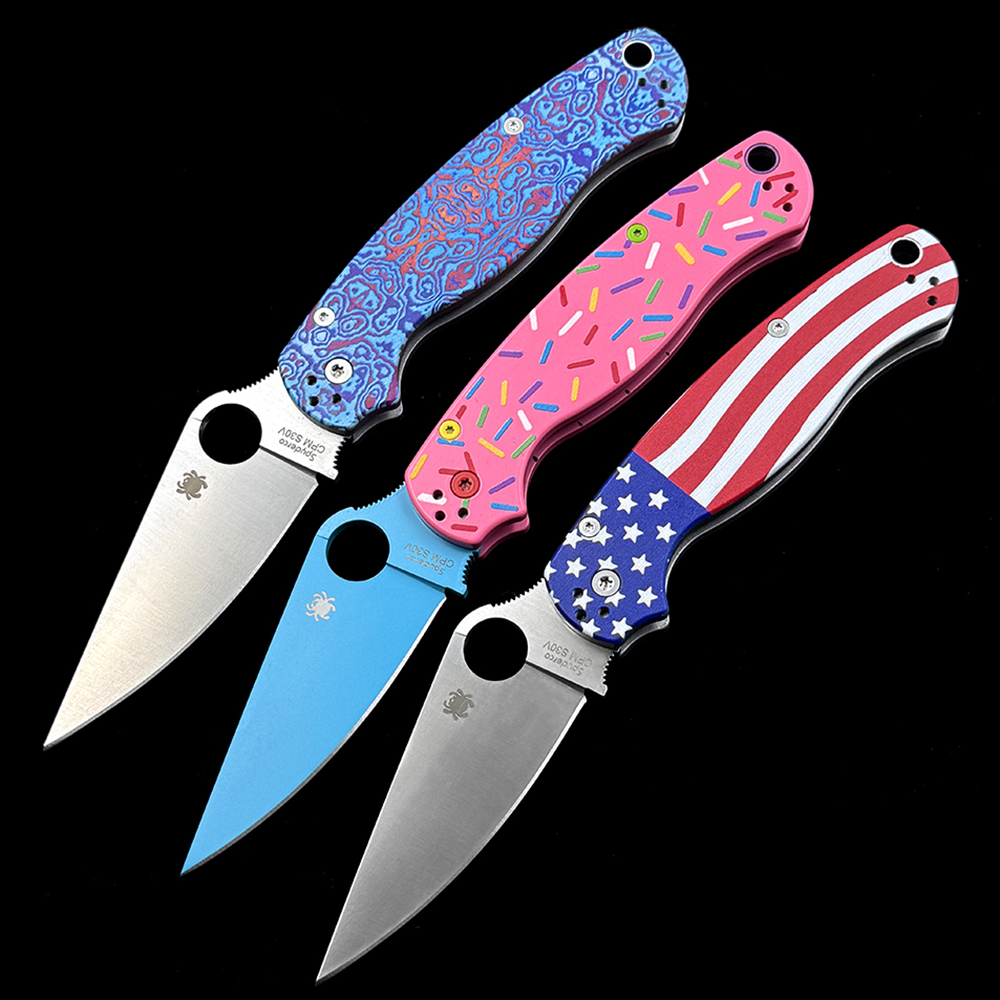 2025NEW C81 Paramilitary 2  Aluminum Bearings Folding Knife