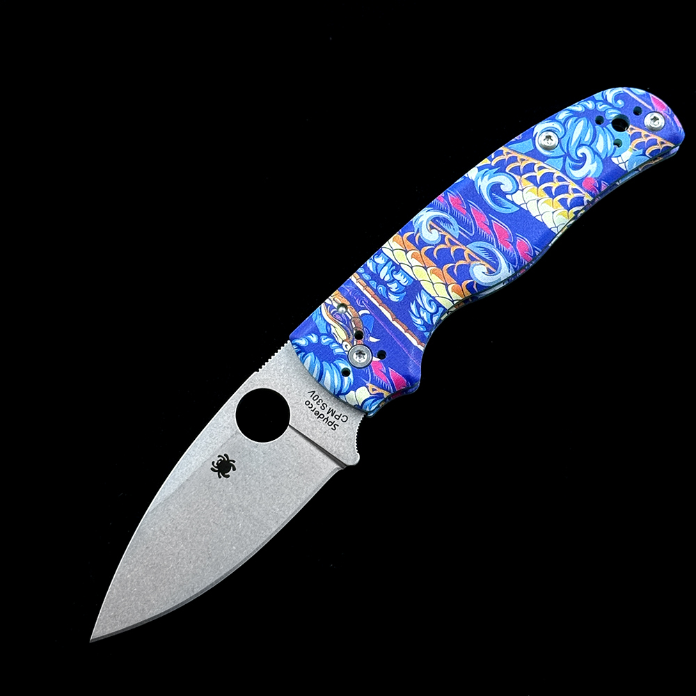 C229GP G10 handle Shaman Folding Knife