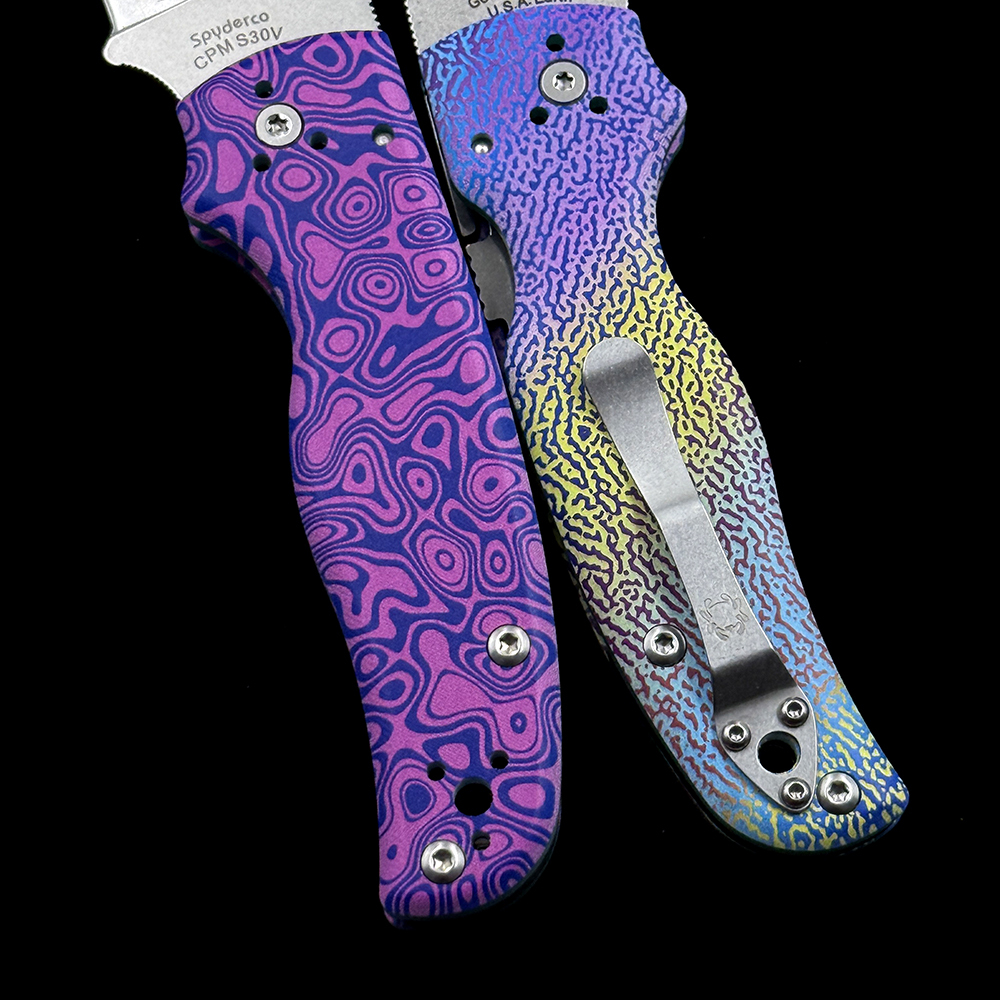 C229GP G10 handle Shaman Folding Knife