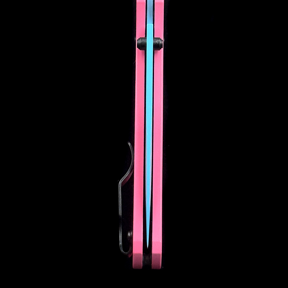 BM 535  Bugout Donut Pink Aluminum Bearing folding knife