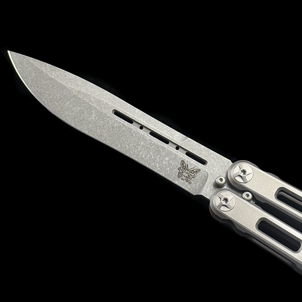 BM85 Titanium integrated handle Bali-Song Swing knife