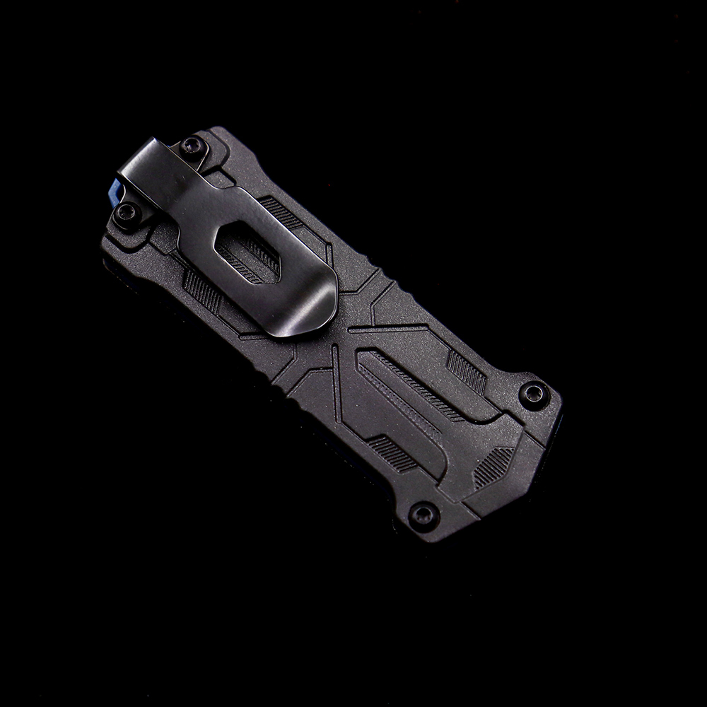 OEM KS 1190 Jens Anso Kapsule Sliding Button Lock Manual OTF Knife GFN Handles