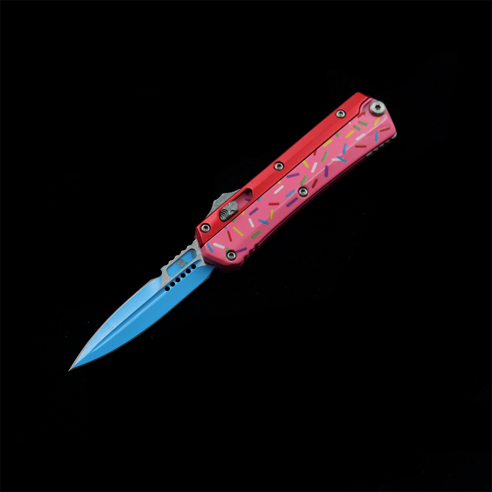 MINI Donut Pink GLYKON Zinc alloy handle Automatic knife