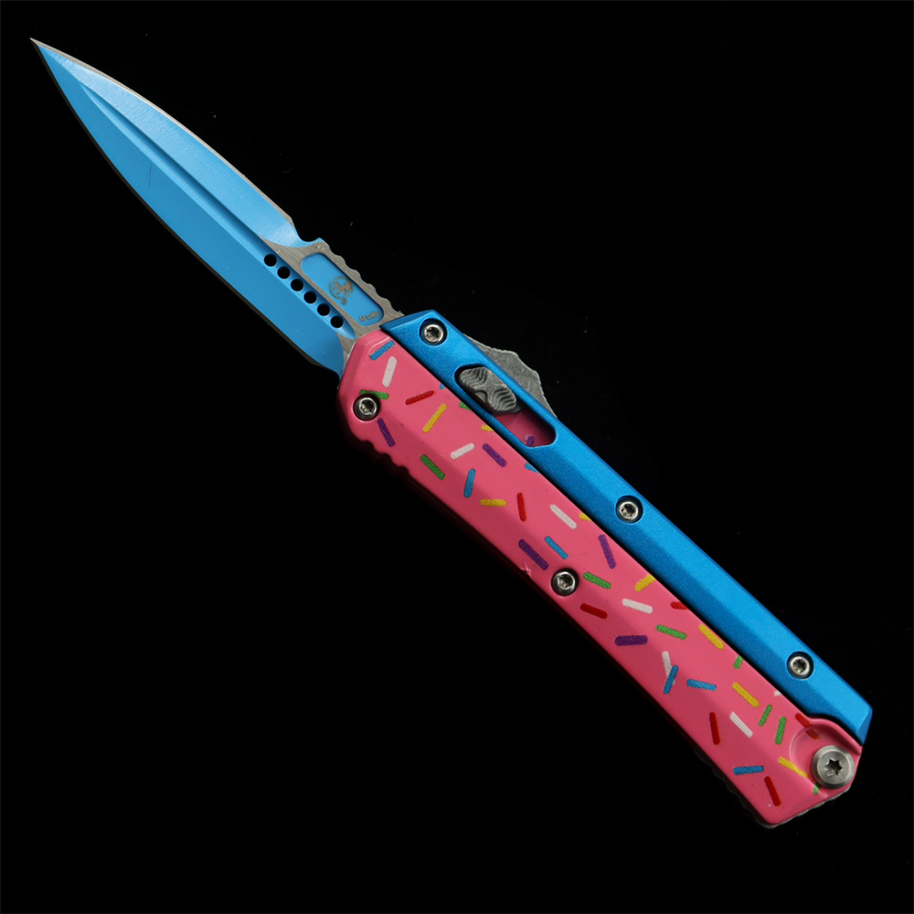 MINI Donut Pink GLYKON Zinc alloy handle Automatic knife