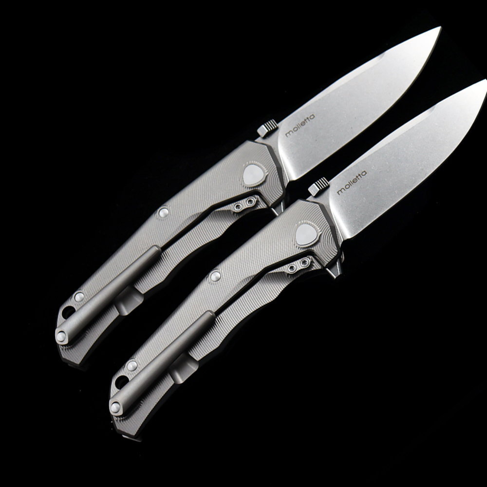 LionSteel TRE Three Rapid Exchange Folder M390 Blade Titanium Handles