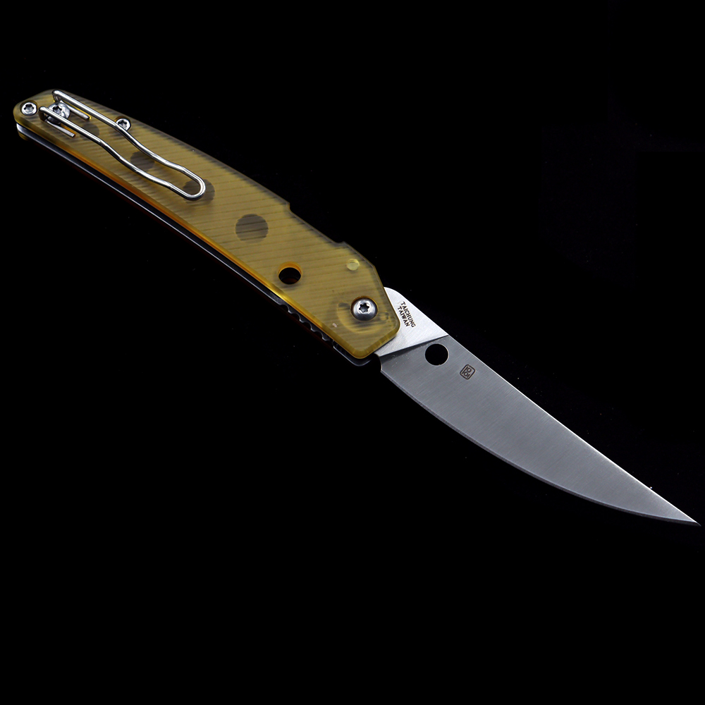 JULI OEM C242 Paul Alexander Ikuchi Flipper %100 VG10 Blade PEI Handles ...