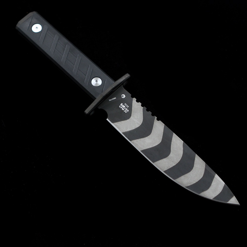 ZT0006 G10 handle 3V blade straight knife