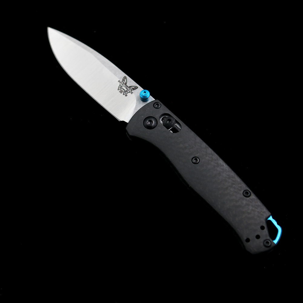 BM Mini 533-3 S90V/Damascus Bugout AXIS Folding Knife