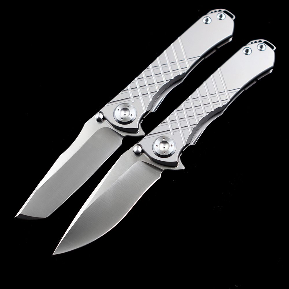 Chris Reeve Umnumzaan 100% N690 Titanium Handle Folding Knife