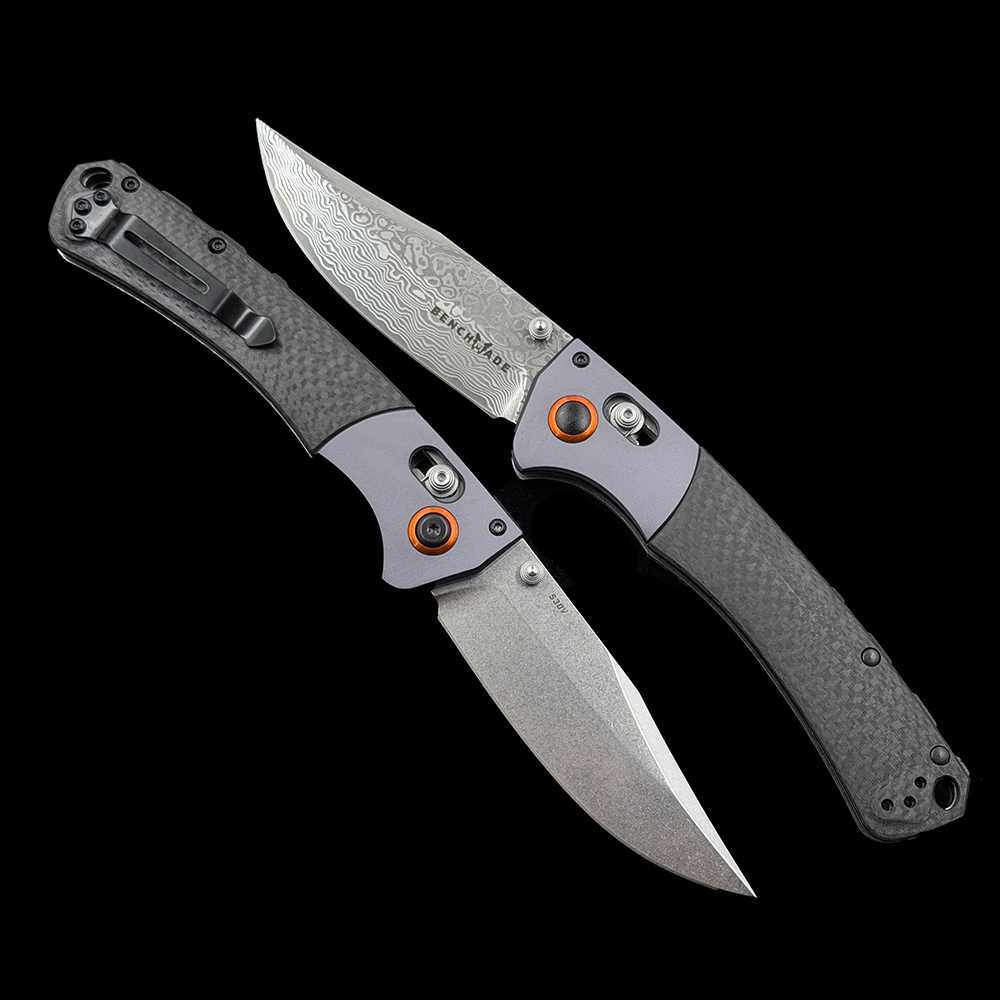 BM 15080-1 Hunt Damascus AXIS Folding Knife