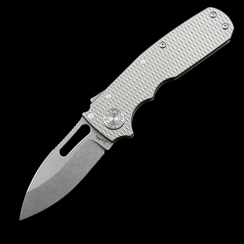 Andrew Demko Shark Cub Deep Carry  Titanium Handle Knife