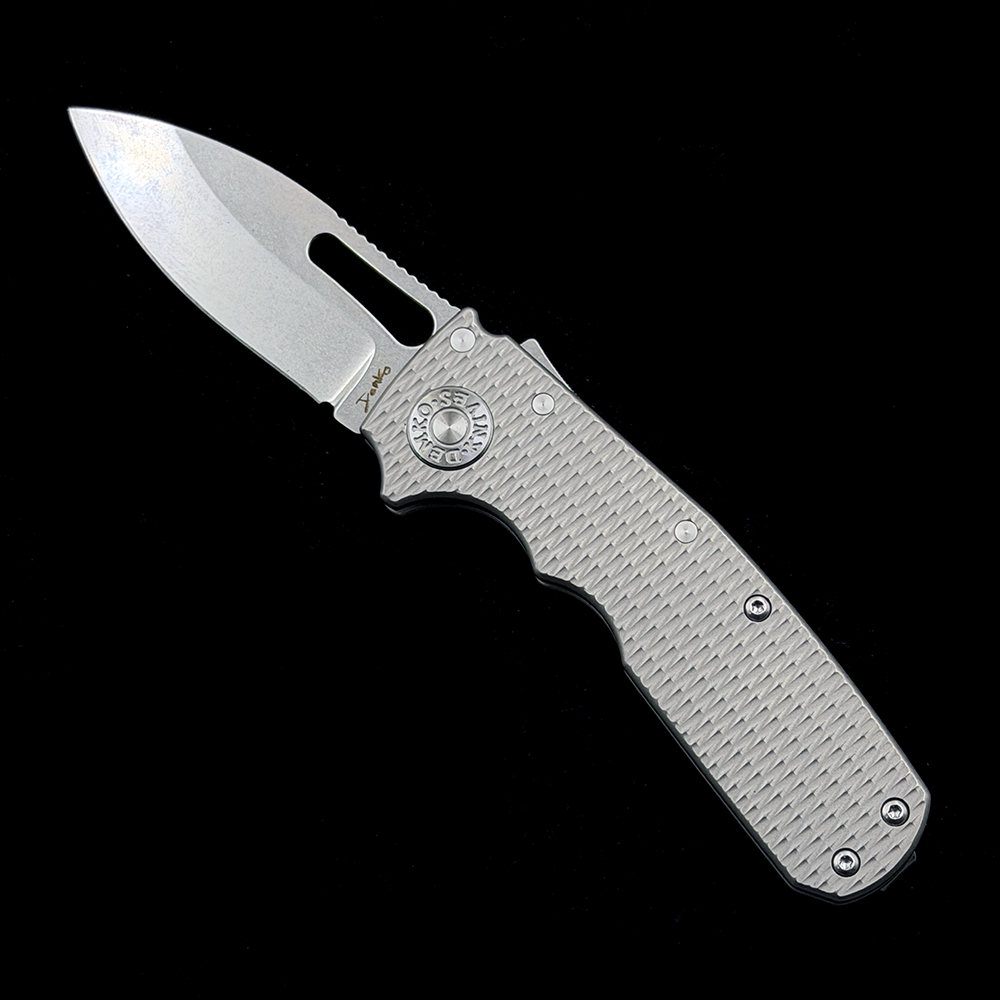 Andrew Demko Shark Cub Deep Carry  Titanium Handle Knife