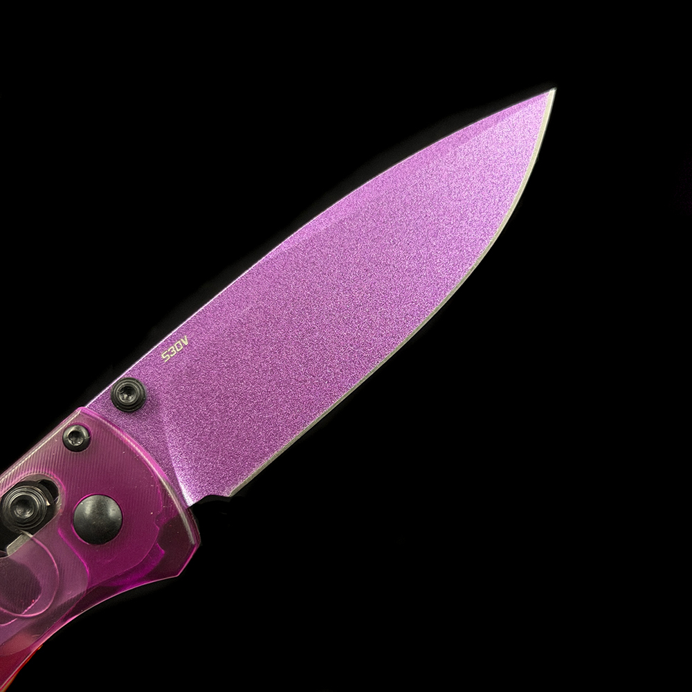 BM 535 Acrylic handle coated blade Knife