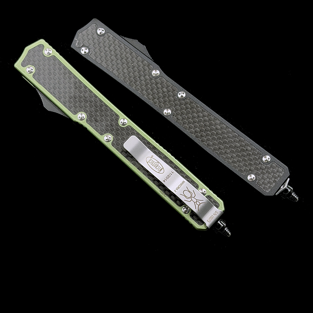 MT Makora II OTF 4.25" D2 Blade, Aluminum Handles knives