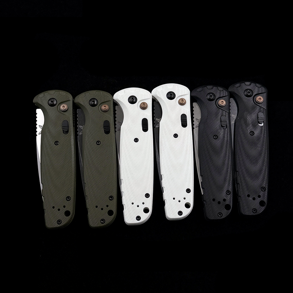 (DIY) BM 4300 CLA  G10 handle AUTO Folding Knife
