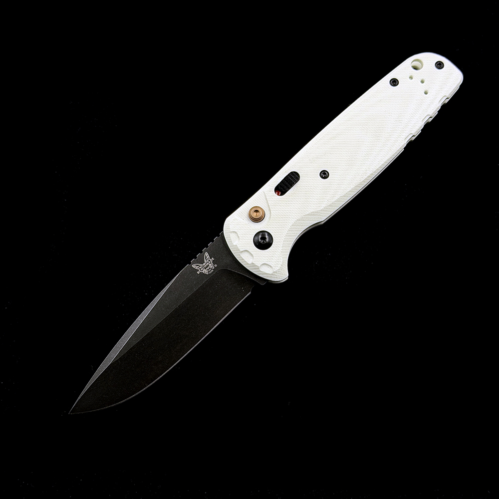 (DIY) BM 4300 CLA  G10 handle AUTO Folding Knife
