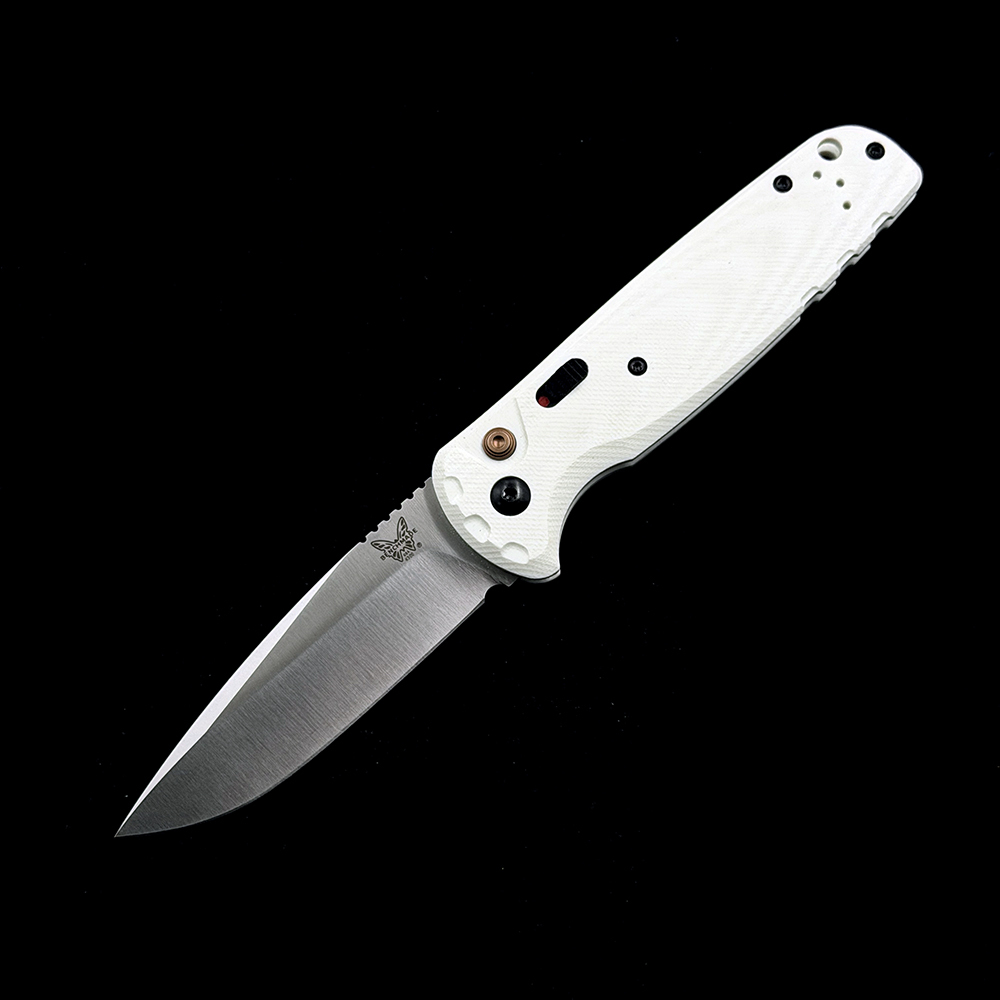 (DIY) BM 4300 CLA  G10 handle AUTO Folding Knife