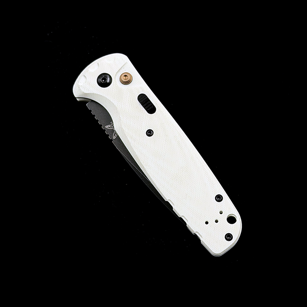 (DIY) BM 4300 CLA  G10 handle AUTO Folding Knife