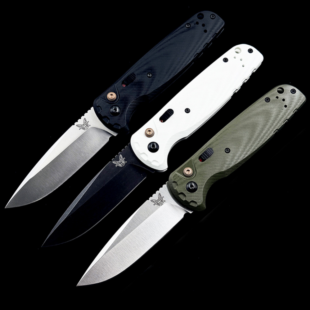(DIY) BM 4300 CLA  G10 handle AUTO Folding Knife
