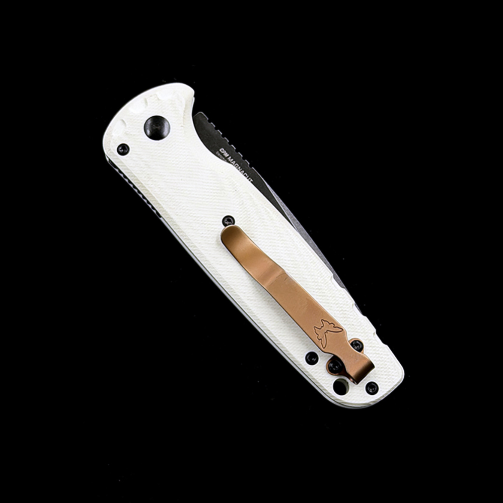 (DIY) BM 4300 CLA  G10 handle AUTO Folding Knife