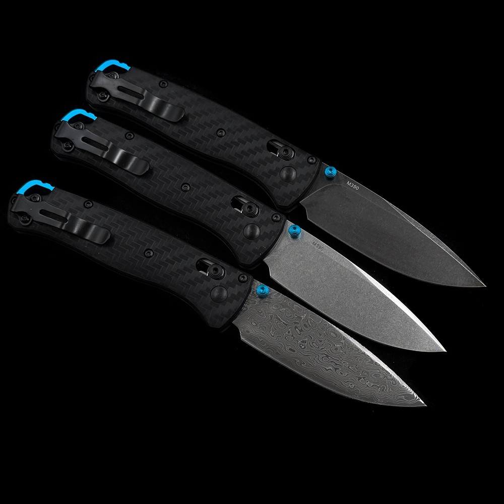 BM 535-3 Nylon handle+carbon fiber effect BUGOUT AXIS Folding knife
