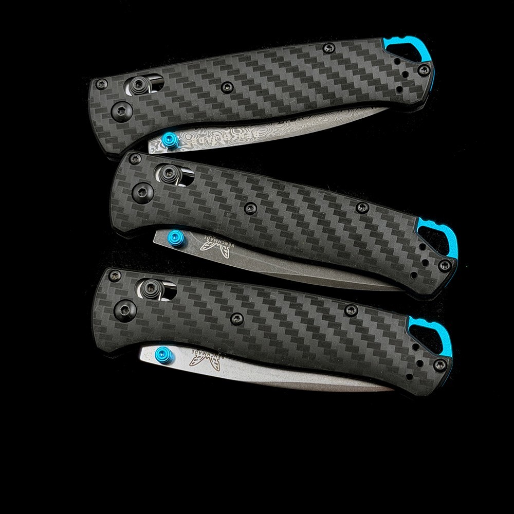 BM 535-3 Nylon handle+carbon fiber effect BUGOUT AXIS Folding knife