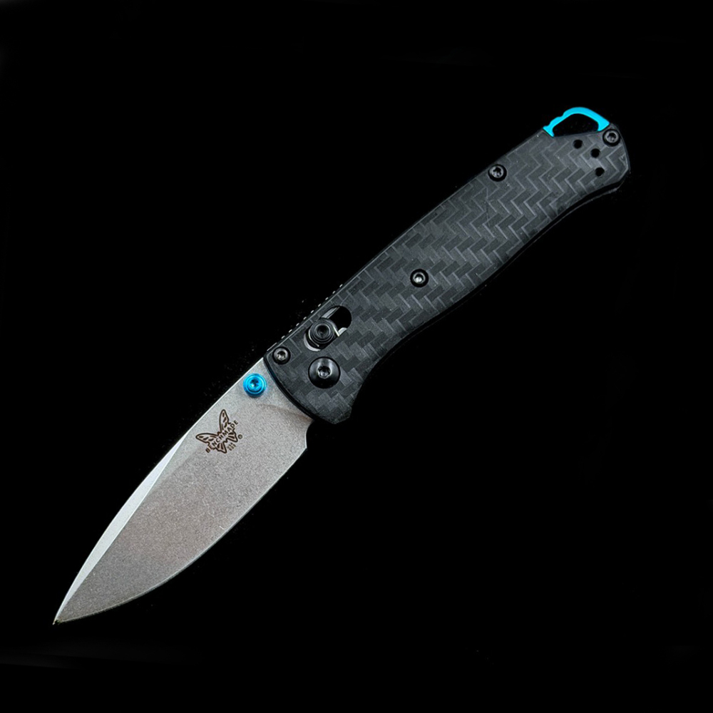 BM Mini 533-3 Nylon handle+carbon fiber effect Bugout AXIS Knife