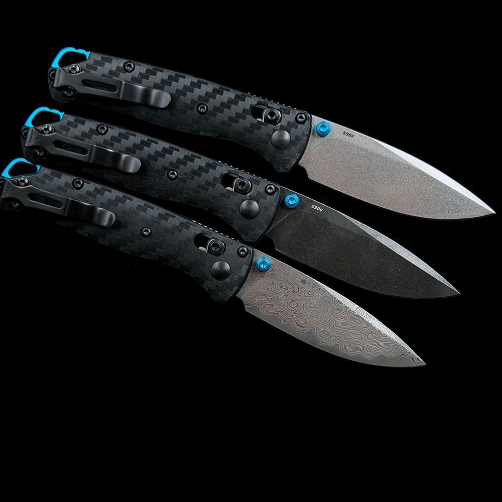 BM Mini 533-3 Nylon handle+carbon fiber effect Bugout AXIS Knife