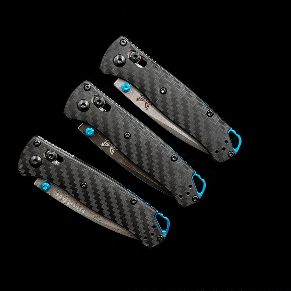 BM Mini 533-3 Nylon handle+carbon fiber effect Bugout AXIS Knife