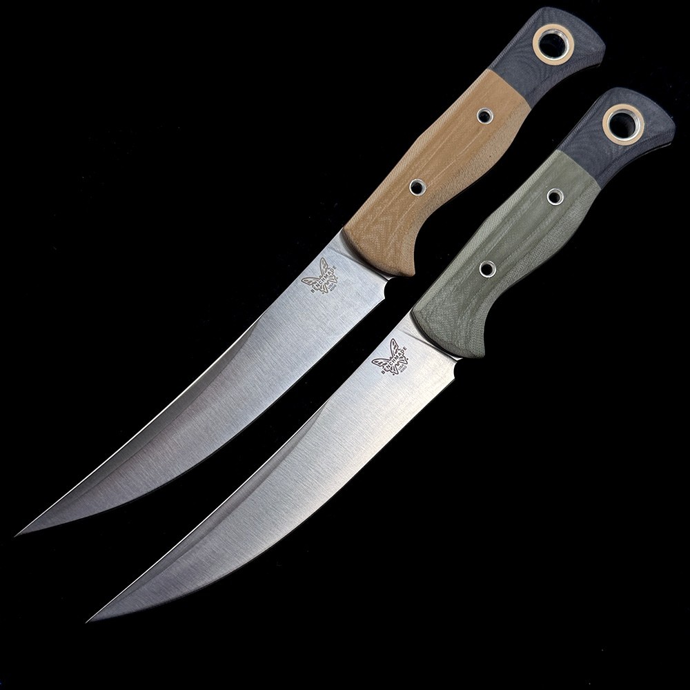 BM 4050-1 Hunt Meatcrafter Fixed Blade Knife 6.06" CPM-154 Cerakoted Trailing Point, G10 Handle -