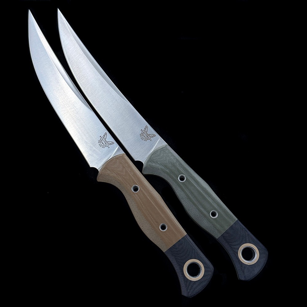 BM 4050-1 Hunt Meatcrafter Fixed Blade Knife 6.06" CPM-154 Cerakoted Trailing Point, G10 Handle -