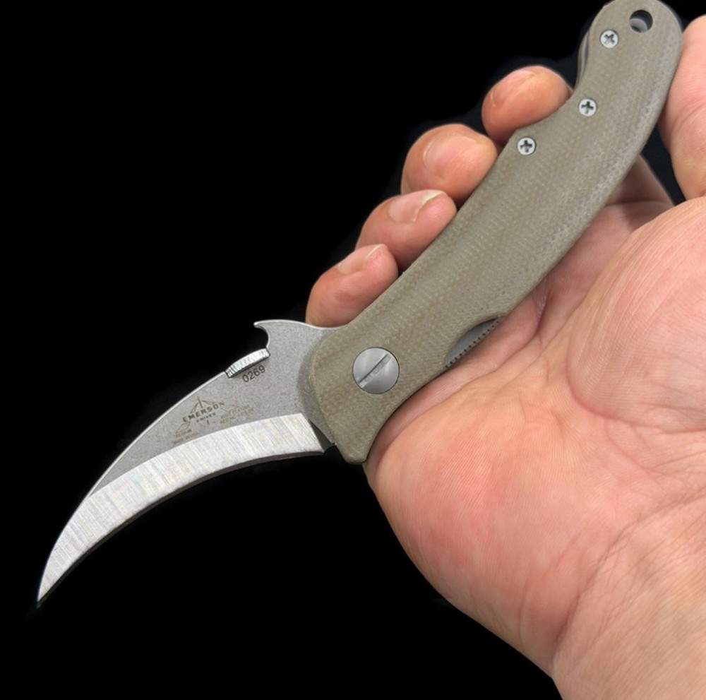 Emerson Micarta Elvia Claw Knife