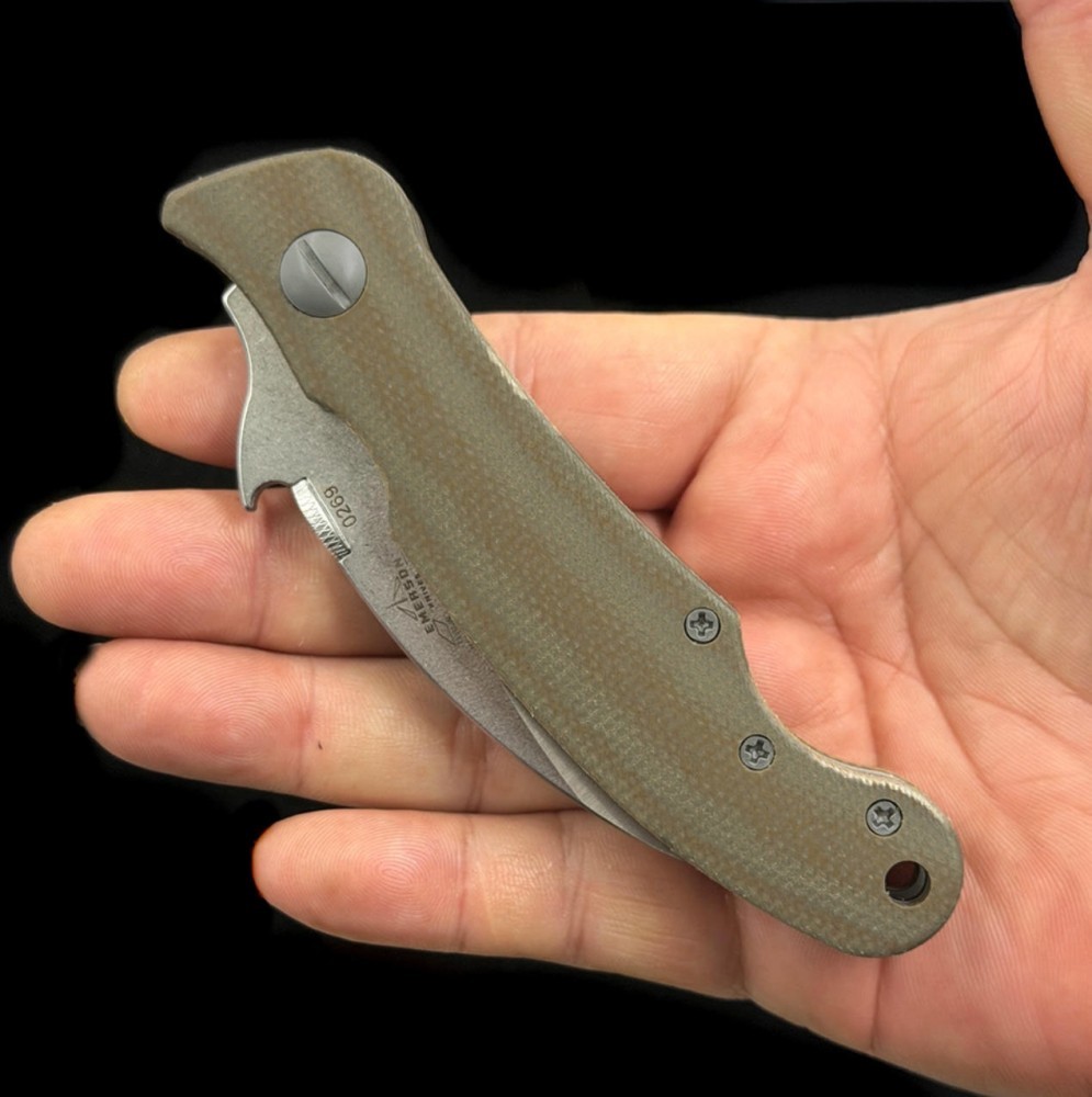 Emerson Micarta Elvia Claw Knife